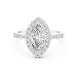 Ladies Ring ALR-100@7 - White Gold - Image