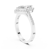 Ladies Ring ALR-100@7 - White Gold - Image
