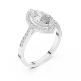 Ladies Ring ALR-100@7 - White Gold - Image