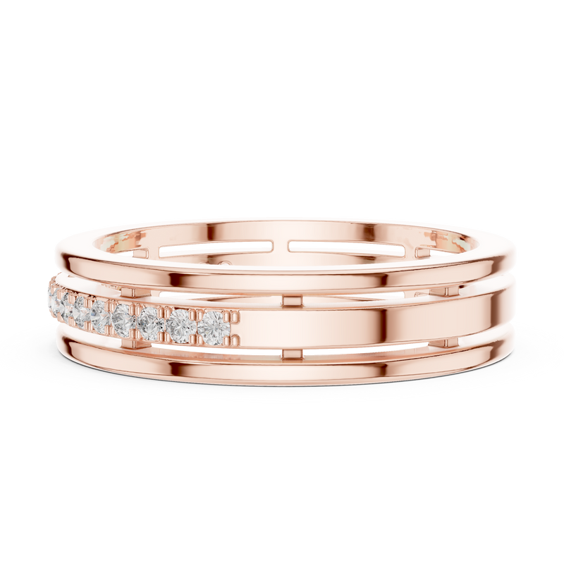 Ladies Ring ALR-1@7 - Rose Gold - Image