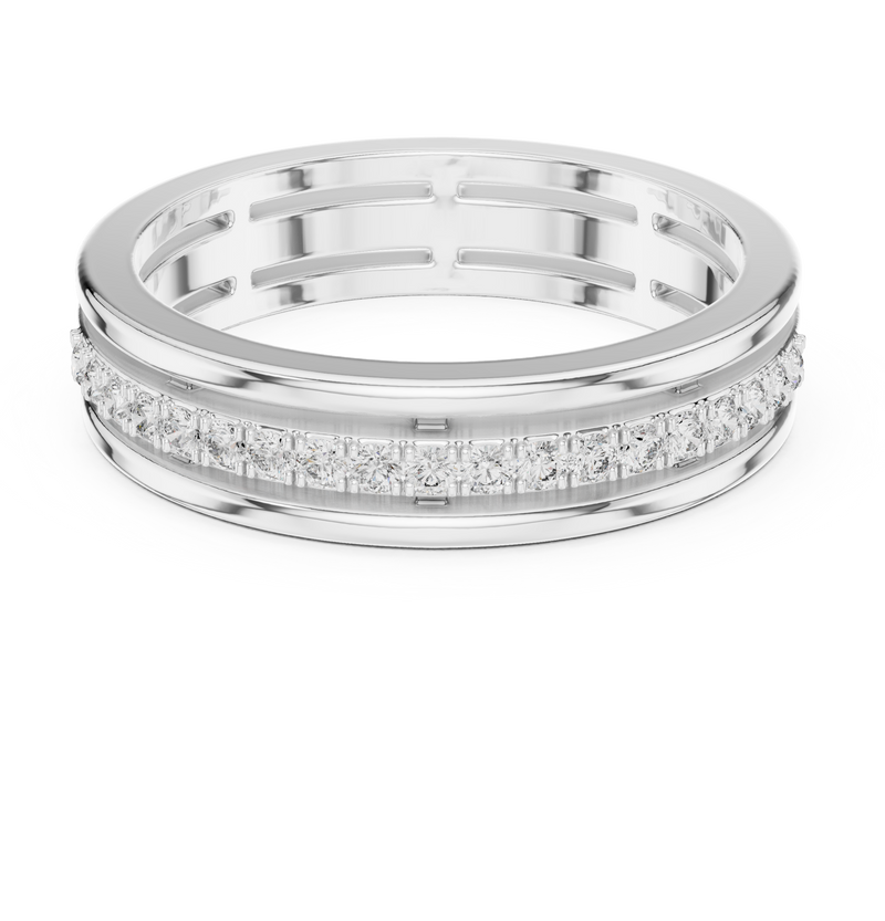 Ladies Ring ALR-1@7 - White Gold - Image