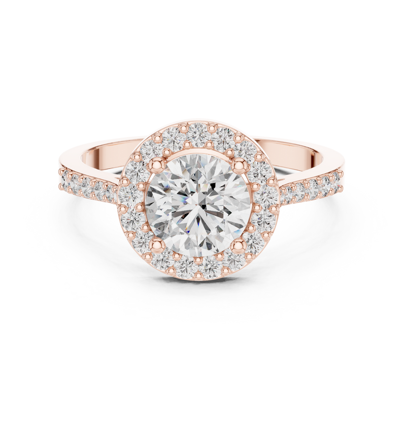 Ladies Ring ALR-113@7 - Rose Gold - Image