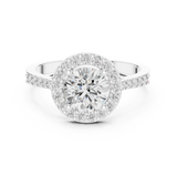 Ladies Ring ALR-113@7 - White Gold - Image