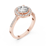 Ladies Ring ALR-113@7 - Rose Gold - Image