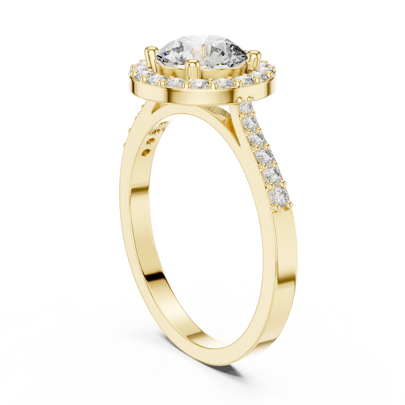 Ladies Ring ALR-113@7 - Yellow Gold - Image