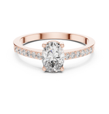 Ladies Ring ALR-114@7 - Rose Gold - Image