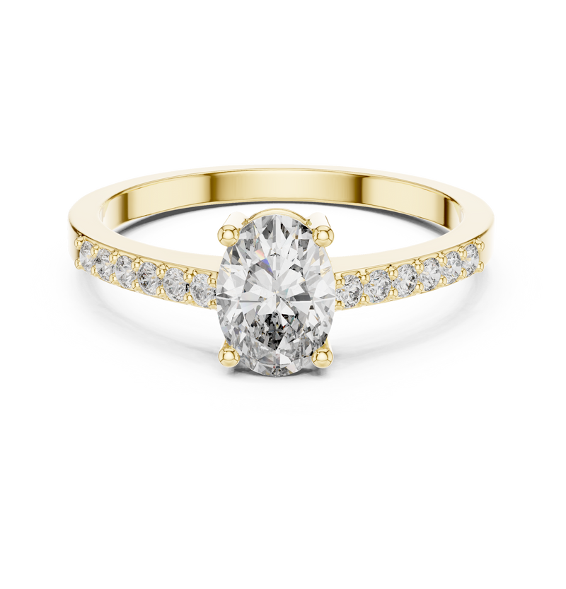 Ladies Ring ALR-114@7 - Yellow Gold - Image
