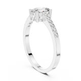 Ladies Ring ALR-114@7 - White Gold - Image