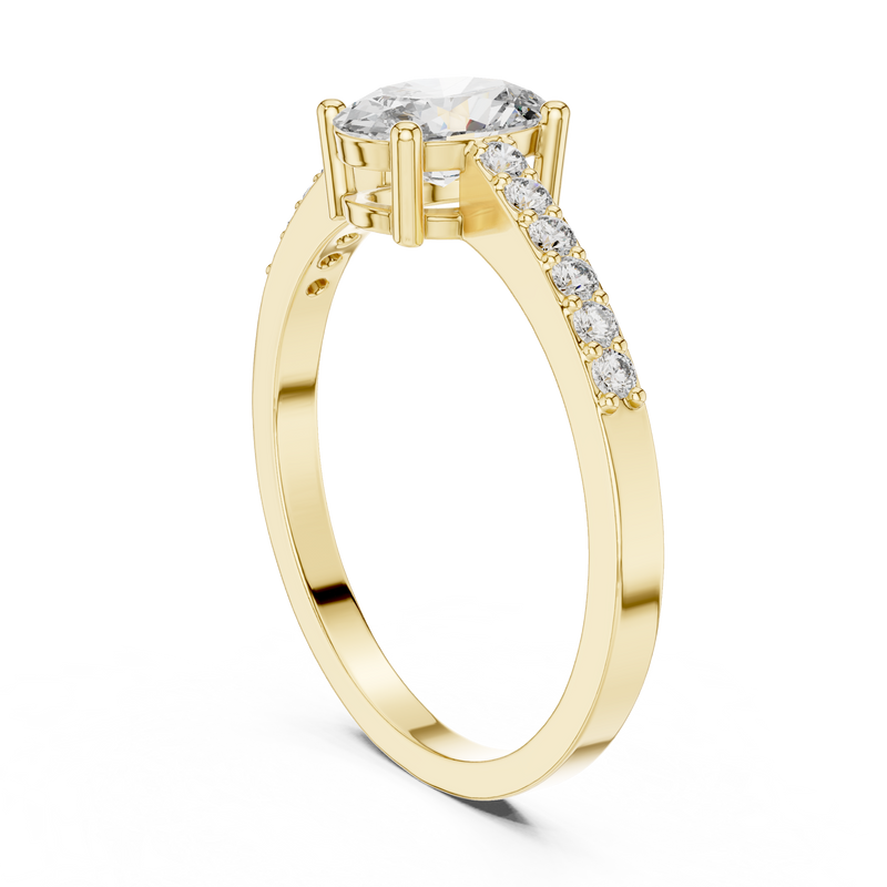 Ladies Ring ALR-114@7 - Yellow Gold - Image