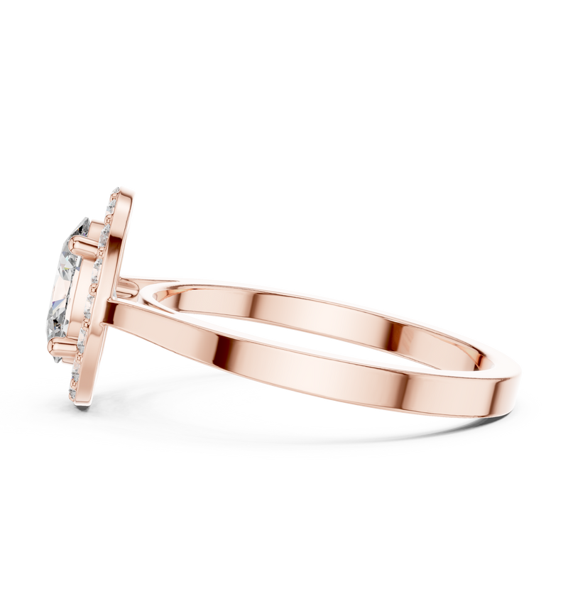 Ladies Ring ALR-115@7 - Rose Gold - Image