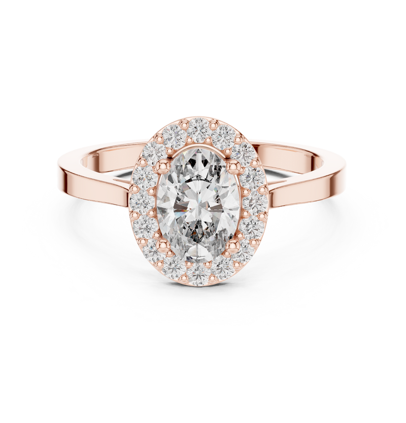 Ladies Ring ALR-115@7 - Rose Gold - Image