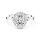 Ladies Ring ALR-115@7 - White Gold - Image