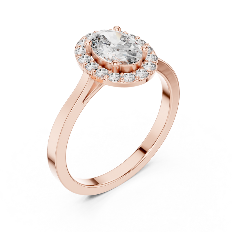 Ladies Ring ALR-115@7 - Rose Gold - Image