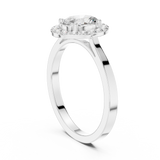 Ladies Ring ALR-115@7 - White Gold - Image