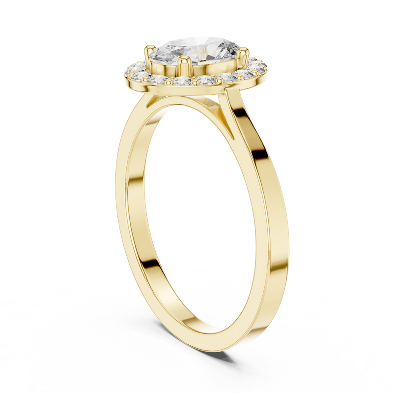 Ladies Ring ALR-115@7 - Yellow Gold - Image
