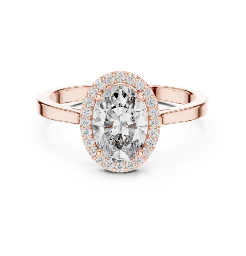 Ladies Ring ALR-116@7 - Rose Gold - Image