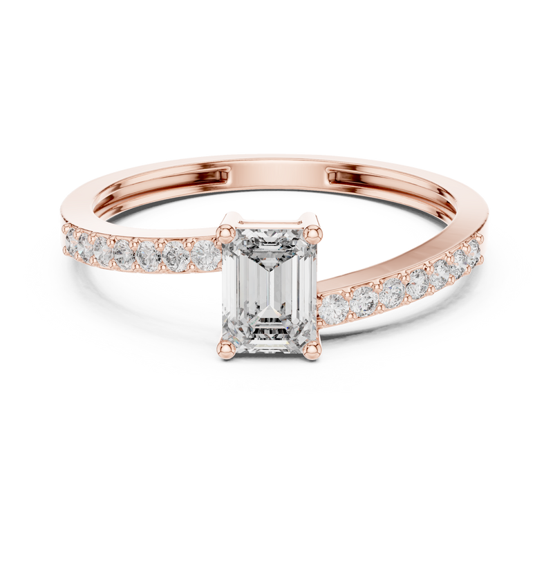 Ladies Ring ALR-137@7 - Rose Gold - Image