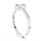 Ladies Ring ALR-137@7 - White Gold - Image