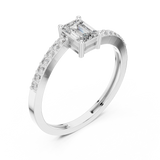 Ladies Ring ALR-137@7 - White Gold - Image