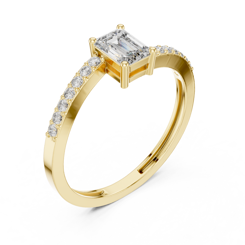 Ladies Ring ALR-137@7 - Yellow Gold - Image