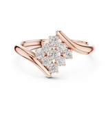 Ladies Ring ALR-139@7 - Rose Gold - Image