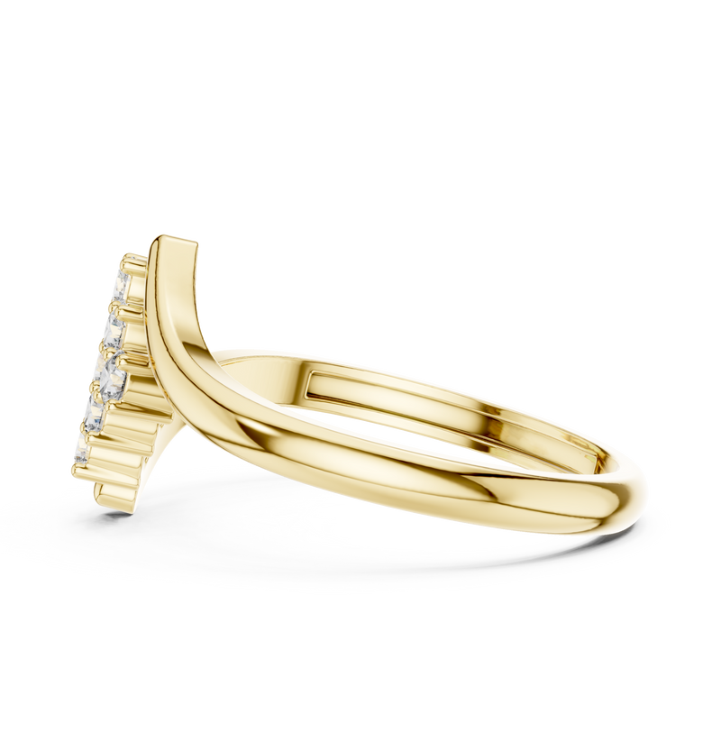 Ladies Ring ALR-139@7 - Yellow Gold - Image