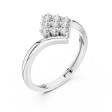 Ladies Ring ALR-139@7 - White Gold - Image