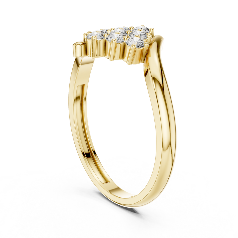 Ladies Ring ALR-139@7 - Yellow Gold - Image