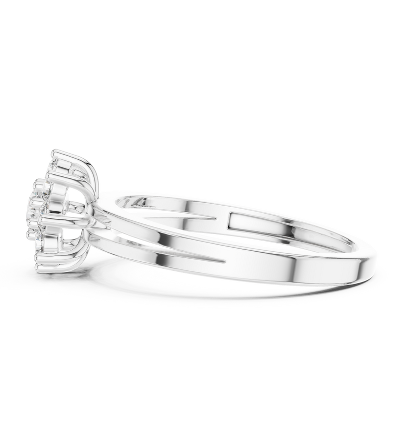 Ladies Ring ALR-141@7 - White Gold - Image