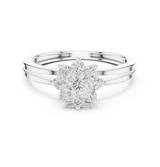 Ladies Ring ALR-141@7 - White Gold - Image