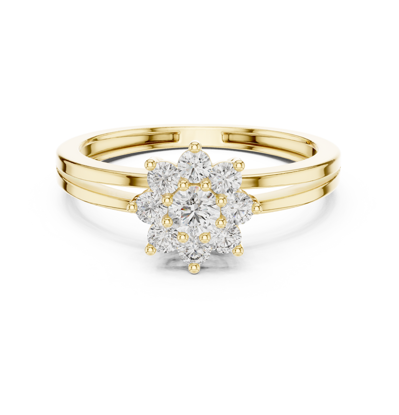 Ladies Ring ALR-141@7 - Yellow Gold - Image
