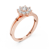 Ladies Ring ALR-141@7 - Rose Gold - Image