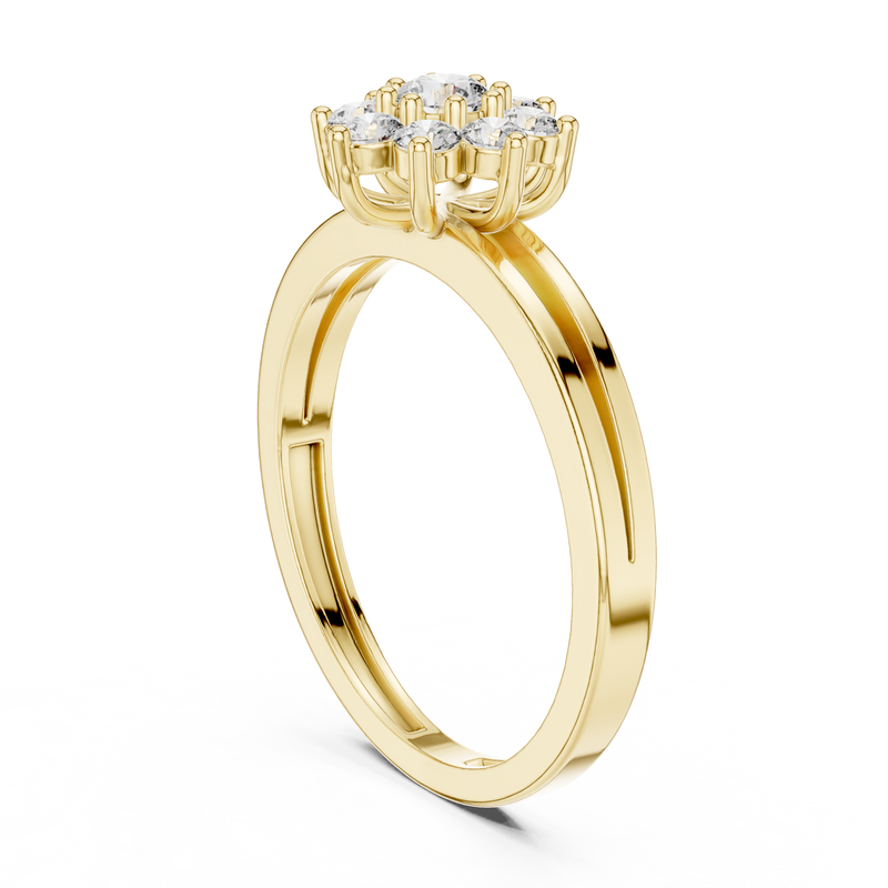 Ladies Ring ALR-141@7 - Yellow Gold - Image