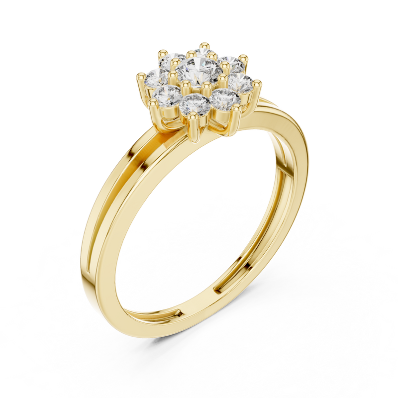 Ladies Ring ALR-141@7 - Yellow Gold - Image