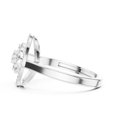 Ladies Ring ALR-154@7 - White Gold - Image