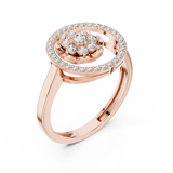 Ladies Ring ALR-154@7 - Rose Gold - Image