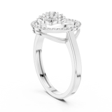 Ladies Ring ALR-154@7 - White Gold - Image
