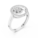 Ladies Ring ALR-154@7 - White Gold - Image