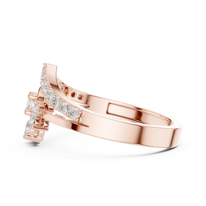 Ladies Ring ALR-159@7 - Rose Gold - Image