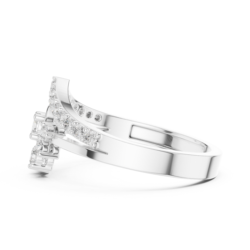 Ladies Ring ALR-159@7 - White Gold - Image