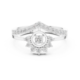 Ladies Ring ALR-159@7 - White Gold - Image