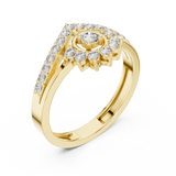 Ladies Ring ALR-159@7 - Yellow Gold - Image