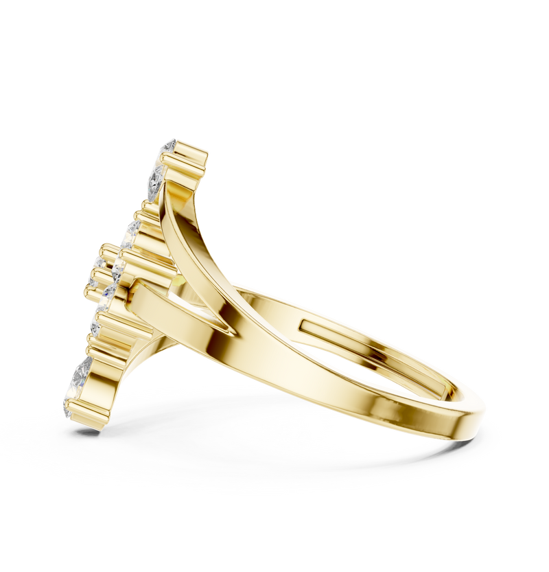 Ladies Ring ALR-162@7 - Yellow Gold - Image