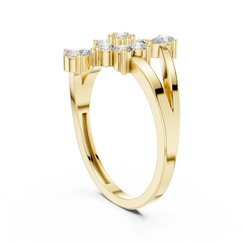 Ladies Ring ALR-162@7 - Yellow Gold - Image