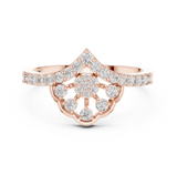 Ladies Ring ALR-164@7 - Rose Gold - Image