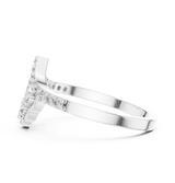 Ladies Ring ALR-164@7 - White Gold - Image