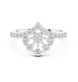 Ladies Ring ALR-164@7 - White Gold - Image