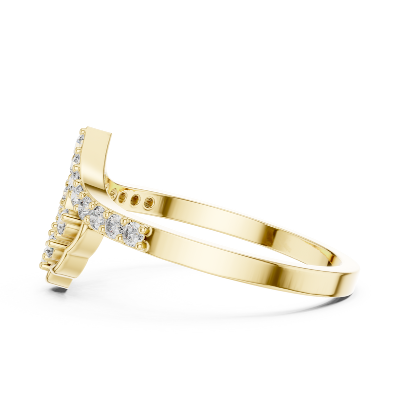Ladies Ring ALR-164@7 - Yellow Gold - Image