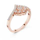 Ladies Ring ALR-164@7 - Rose Gold - Image
