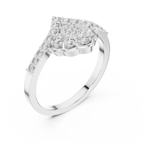 Ladies Ring ALR-164@7 - White Gold - Image